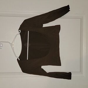 SKIMS Kim Kardashian Women's 2XL Crop Top Long Sleeve Shirt New w/out Tags!